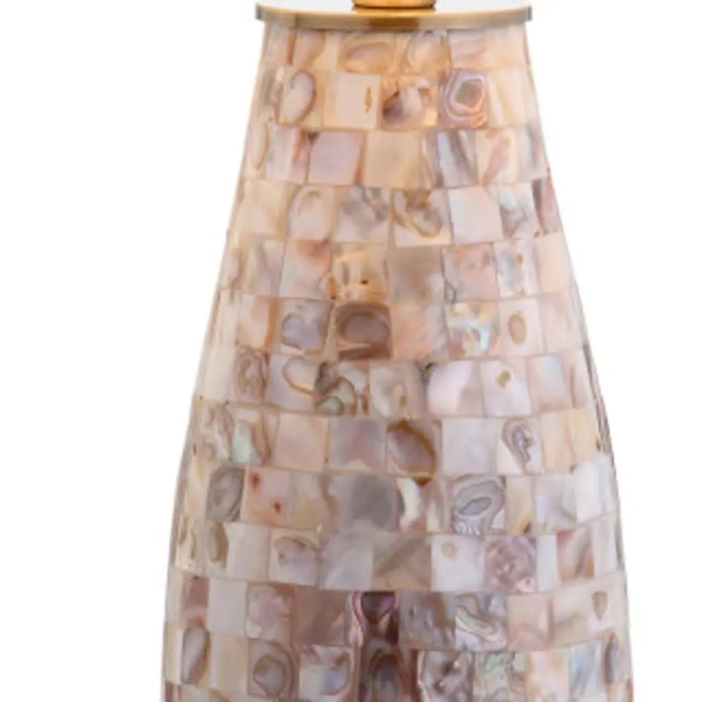 28" Gold Novelty Table Lamp With Drum Shade Homeroots Lighting