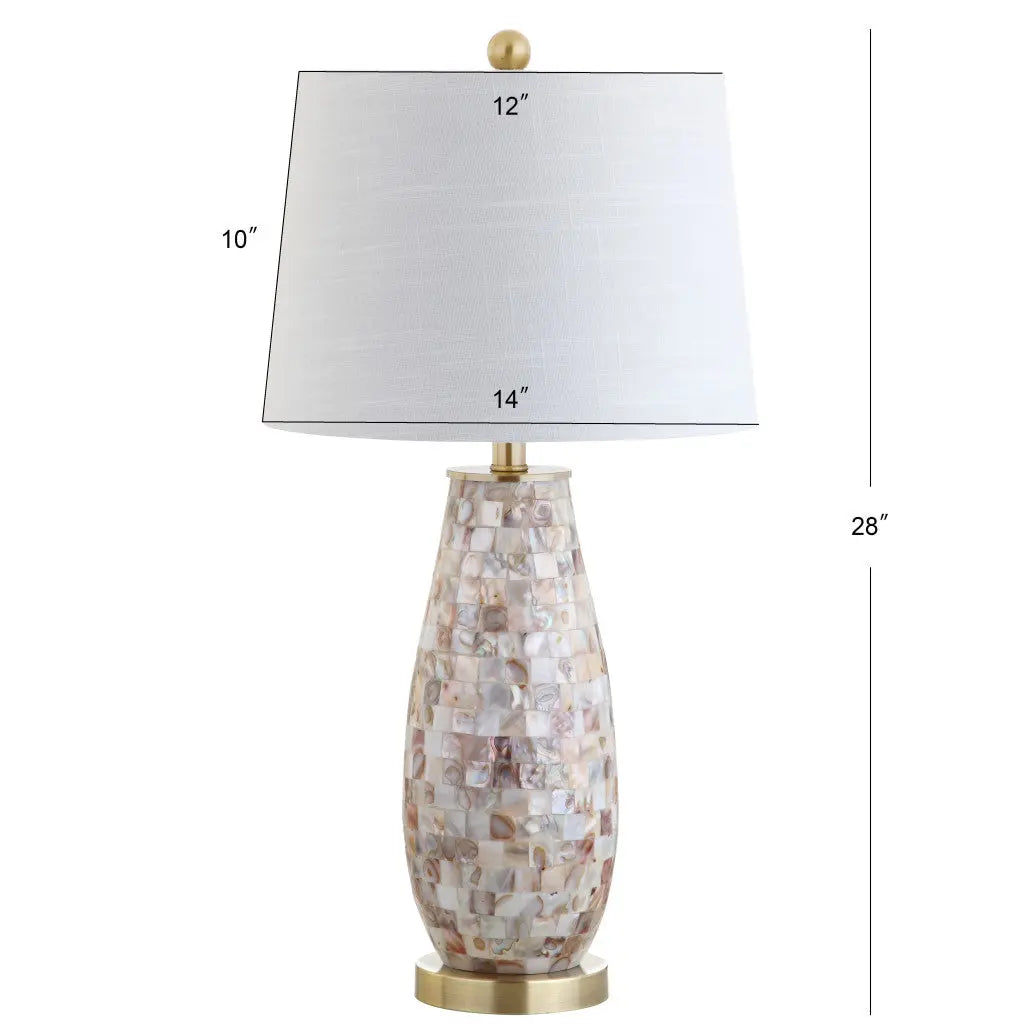 28" Gold Novelty Table Lamp With Drum Shade Homeroots Lighting