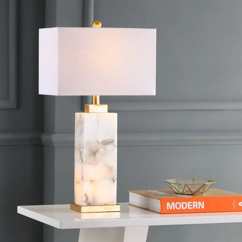 28" Gold Novelty Table Lamp With Shade Homeroots Lighting