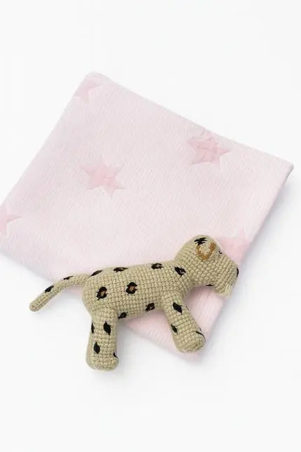 28" X 36" Pink And White Cotton Coastal Nautical Baby Blanket Homeroots Home Decor