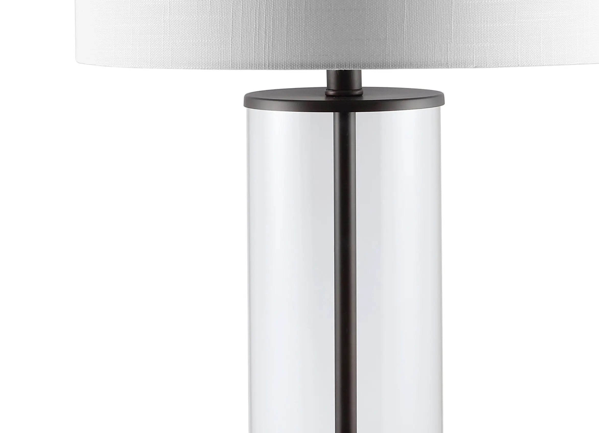 29" Antiqued Bronze Table Lamp With Drum Shade Homeroots Lighting