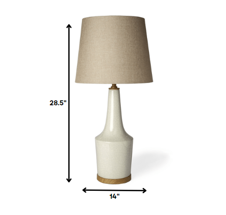 29" Brown Lamp Base LED With Brown Shade - GreatEagleInc