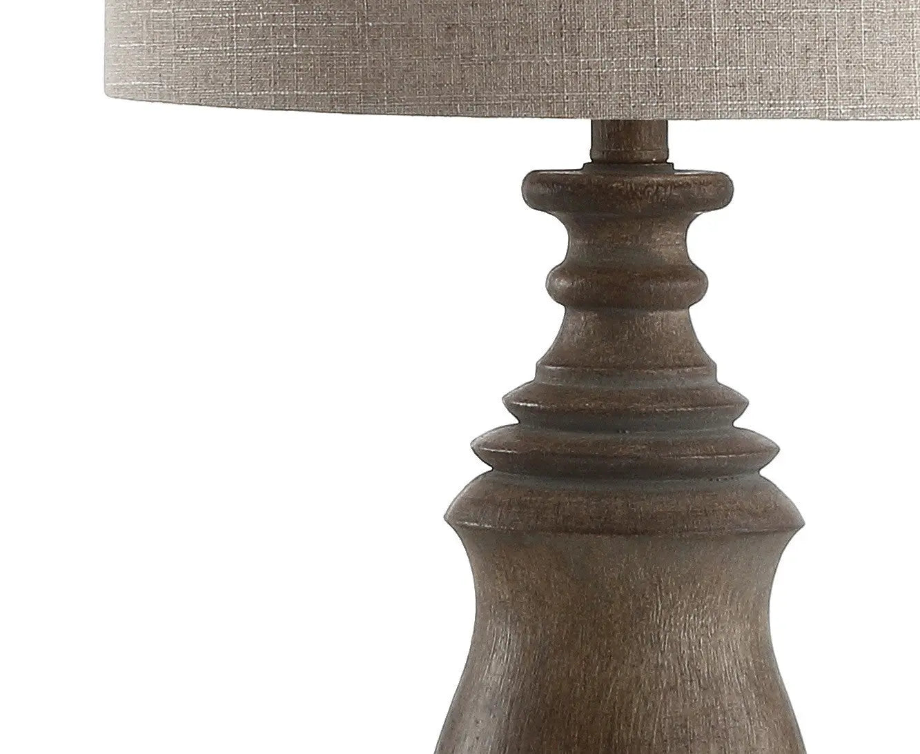 29" Brown Novelty Table Lamp With Globe Shade Homeroots Lighting