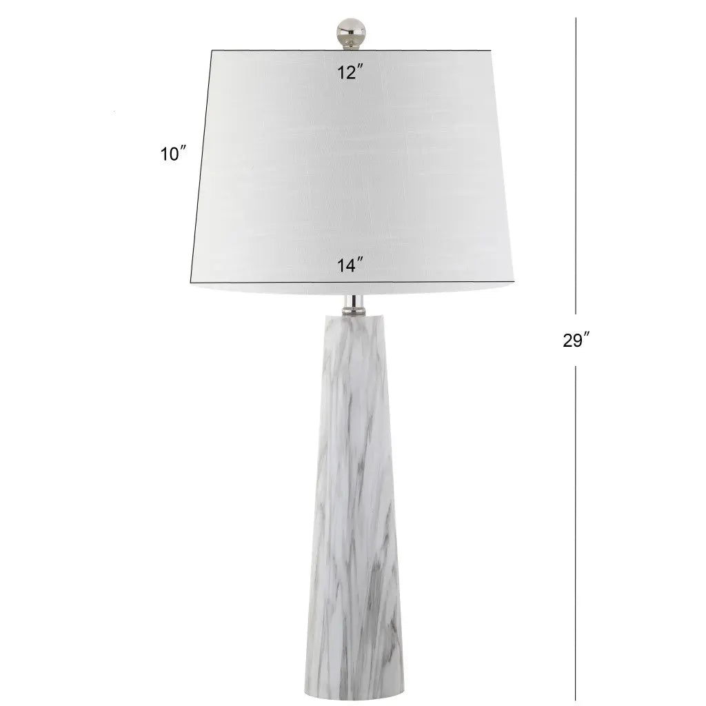 29" Clear Novelty Table Lamp With Drum Shade Homeroots Lighting