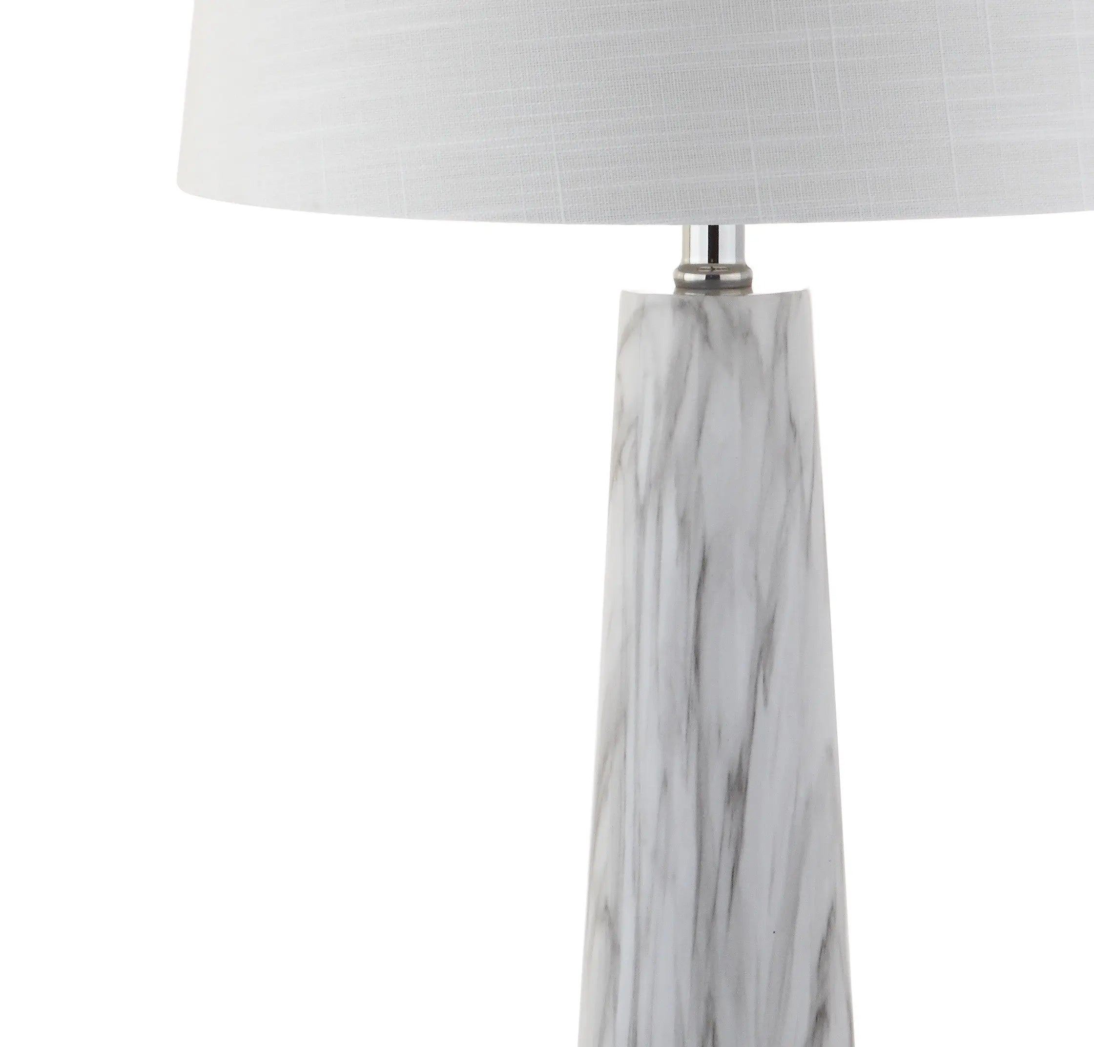 29" Clear Novelty Table Lamp With Drum Shade Homeroots Lighting