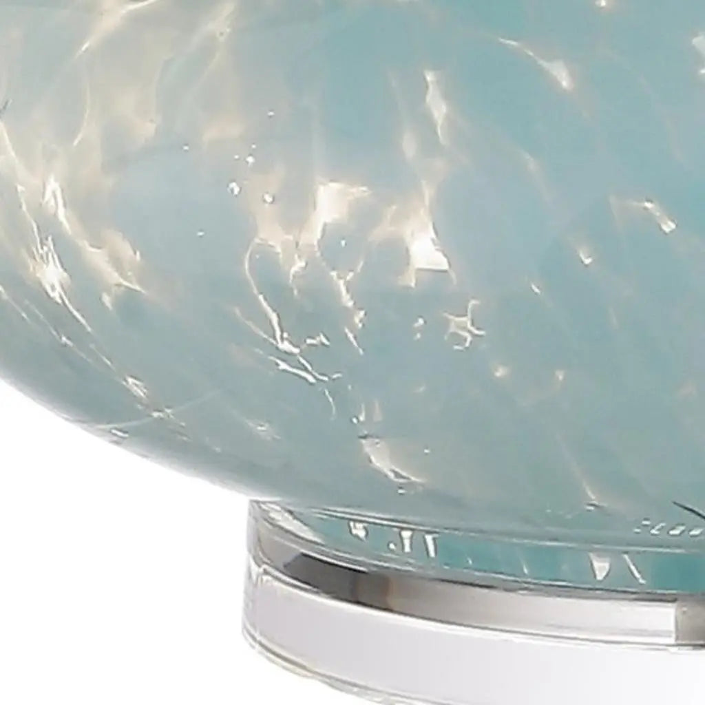 29" Clear Novelty Table Lamp With Globe Shade Homeroots Lighting