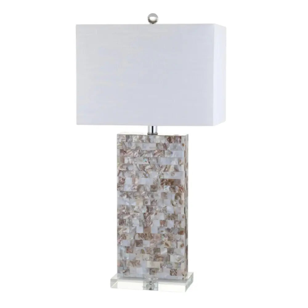 29" Clear Novelty Table Lamp With Shade Homeroots Lighting