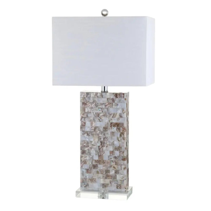 29" Clear Novelty Table Lamp With Shade Homeroots Lighting