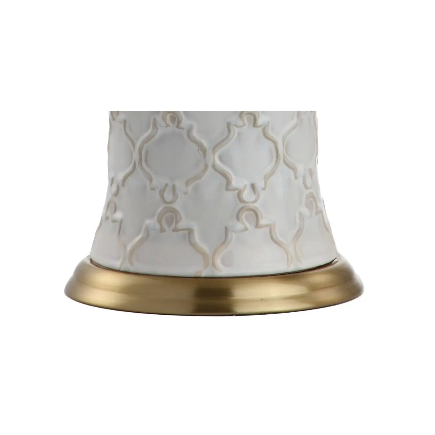 29" Gold Novelty Table Lamp With Drum Shade Homeroots Lighting