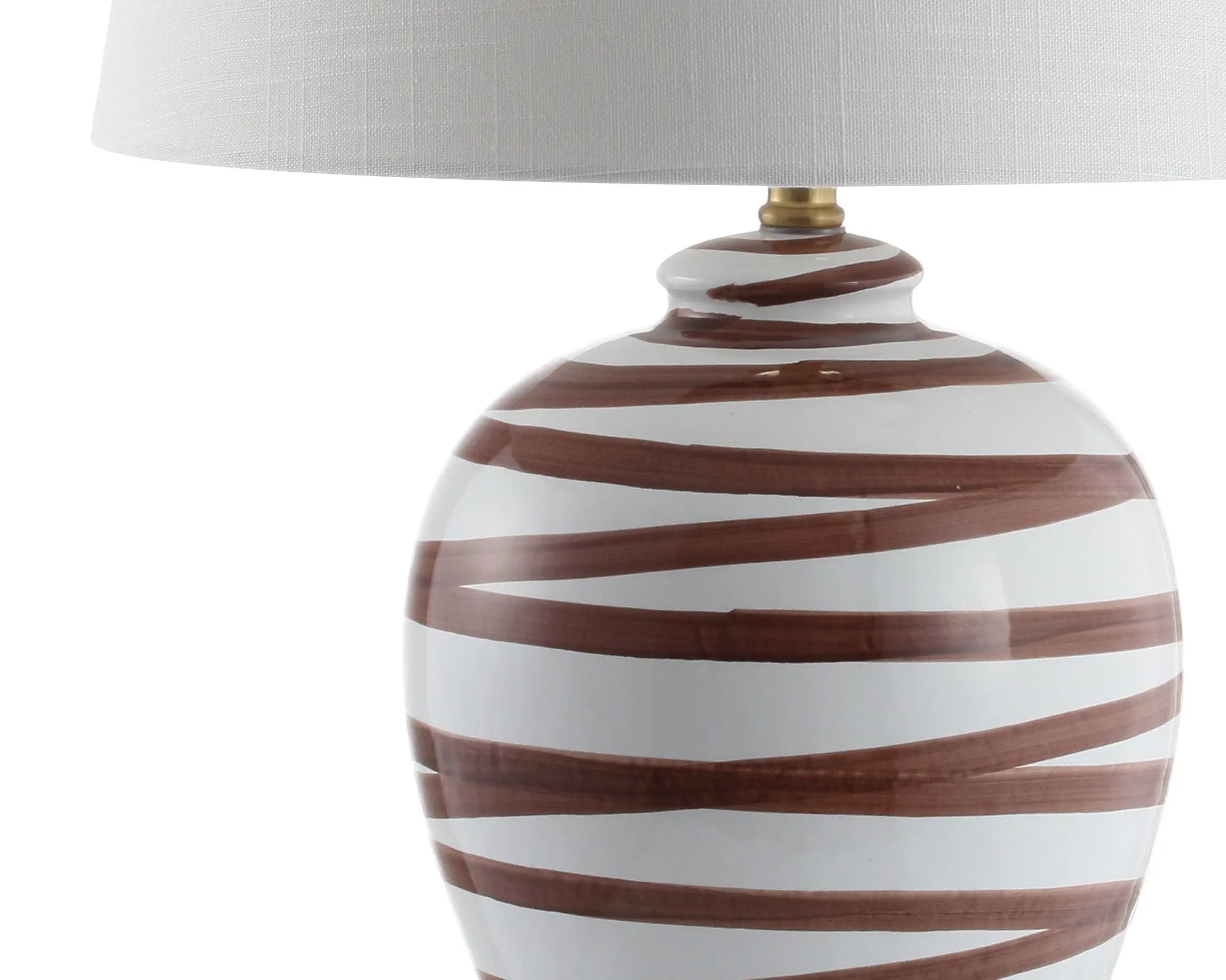 29" Gold Novelty Table Lamp With Drum Shade Homeroots Lighting