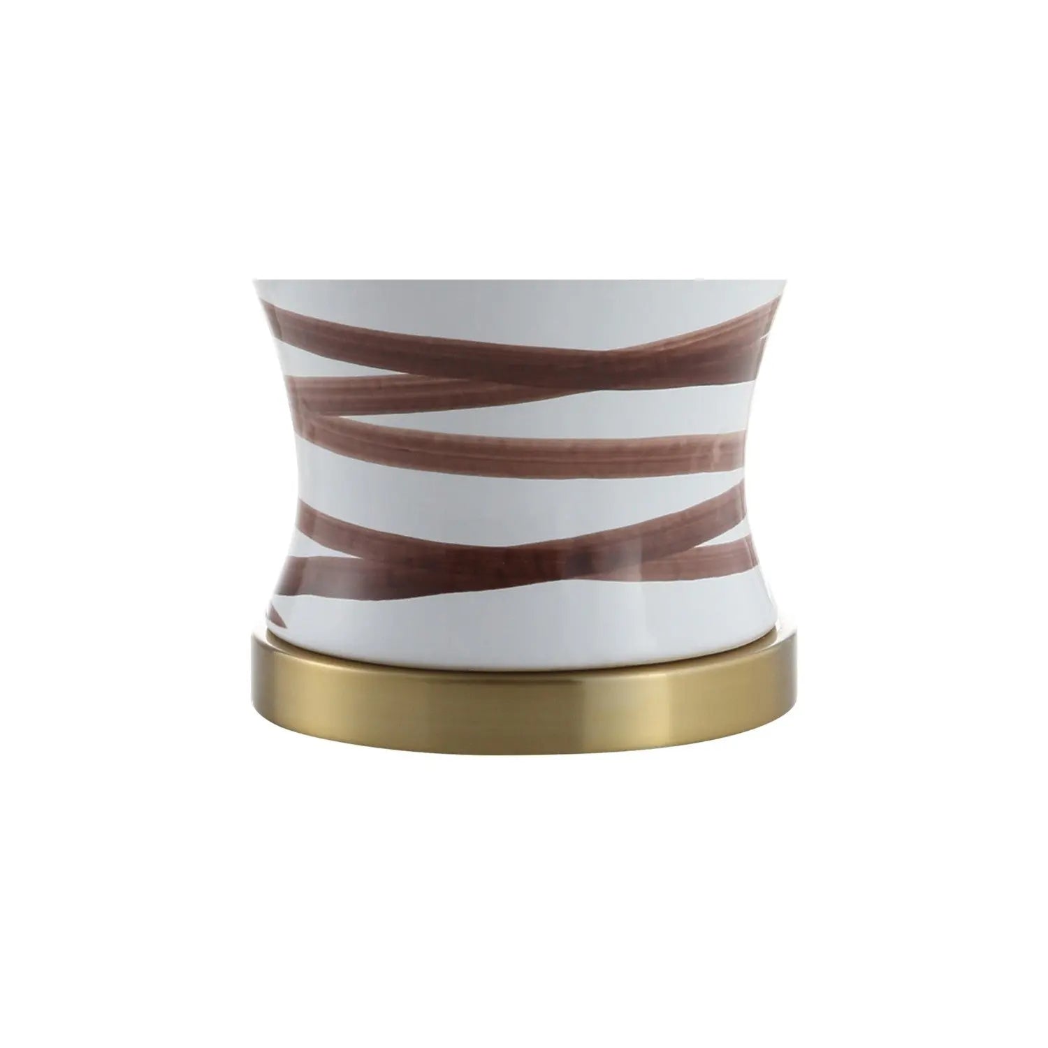 29" Gold Novelty Table Lamp With Drum Shade Homeroots Lighting