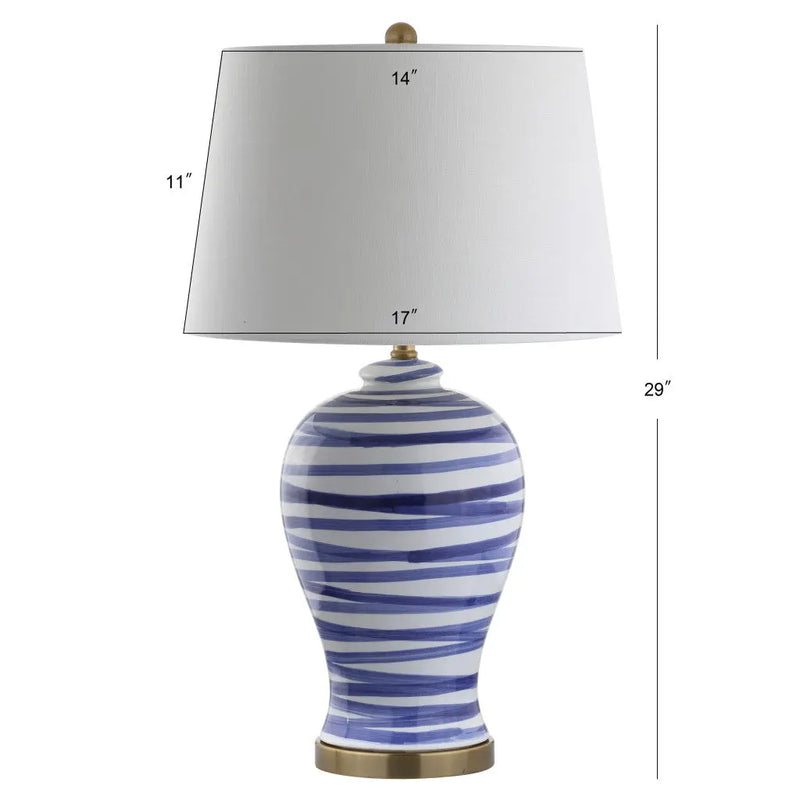 29" Gold Novelty Table Lamp With Drum Shade Homeroots Lighting