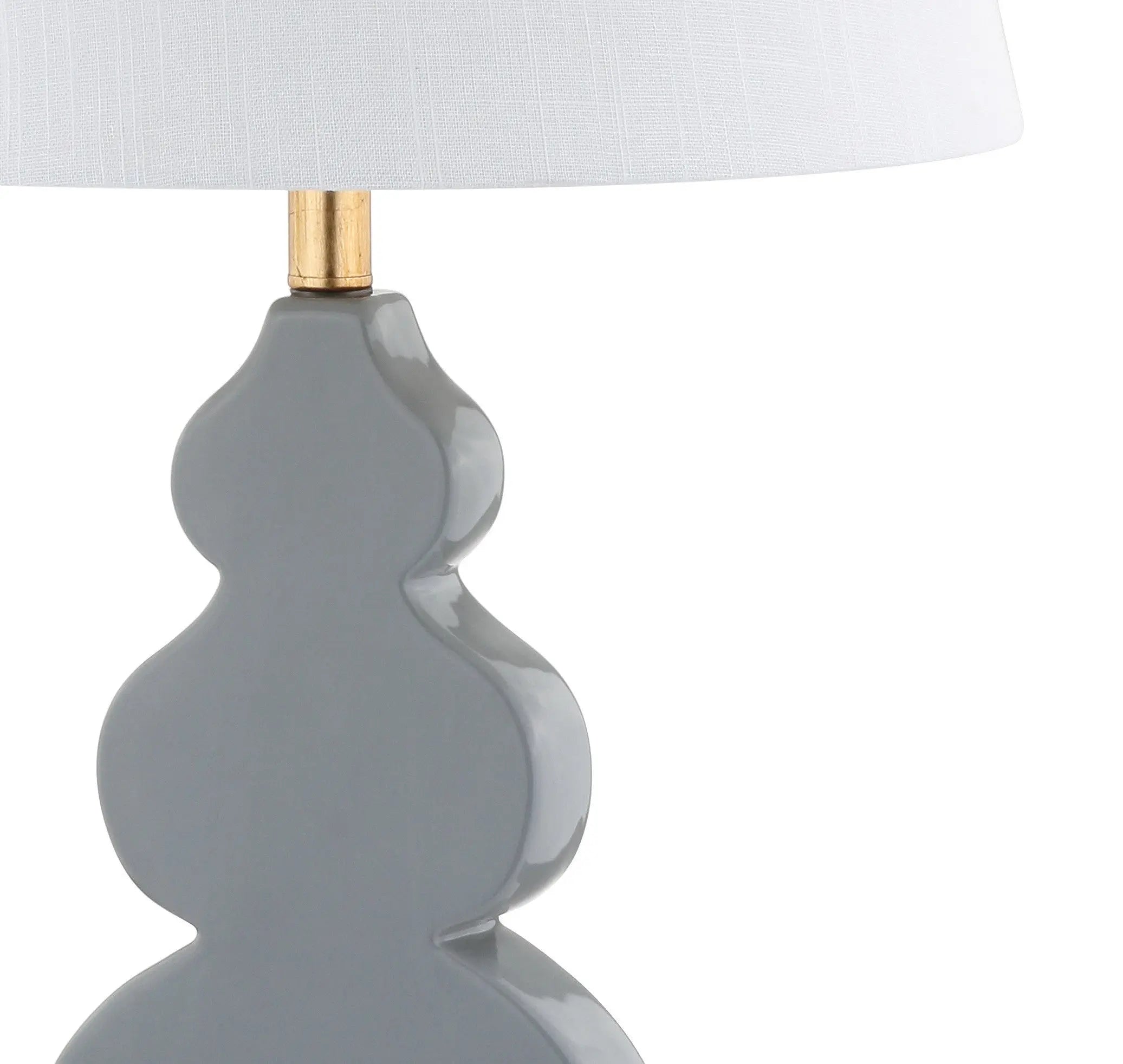 29" Gold Novelty Table Lamp With Drum Shade Homeroots Lighting