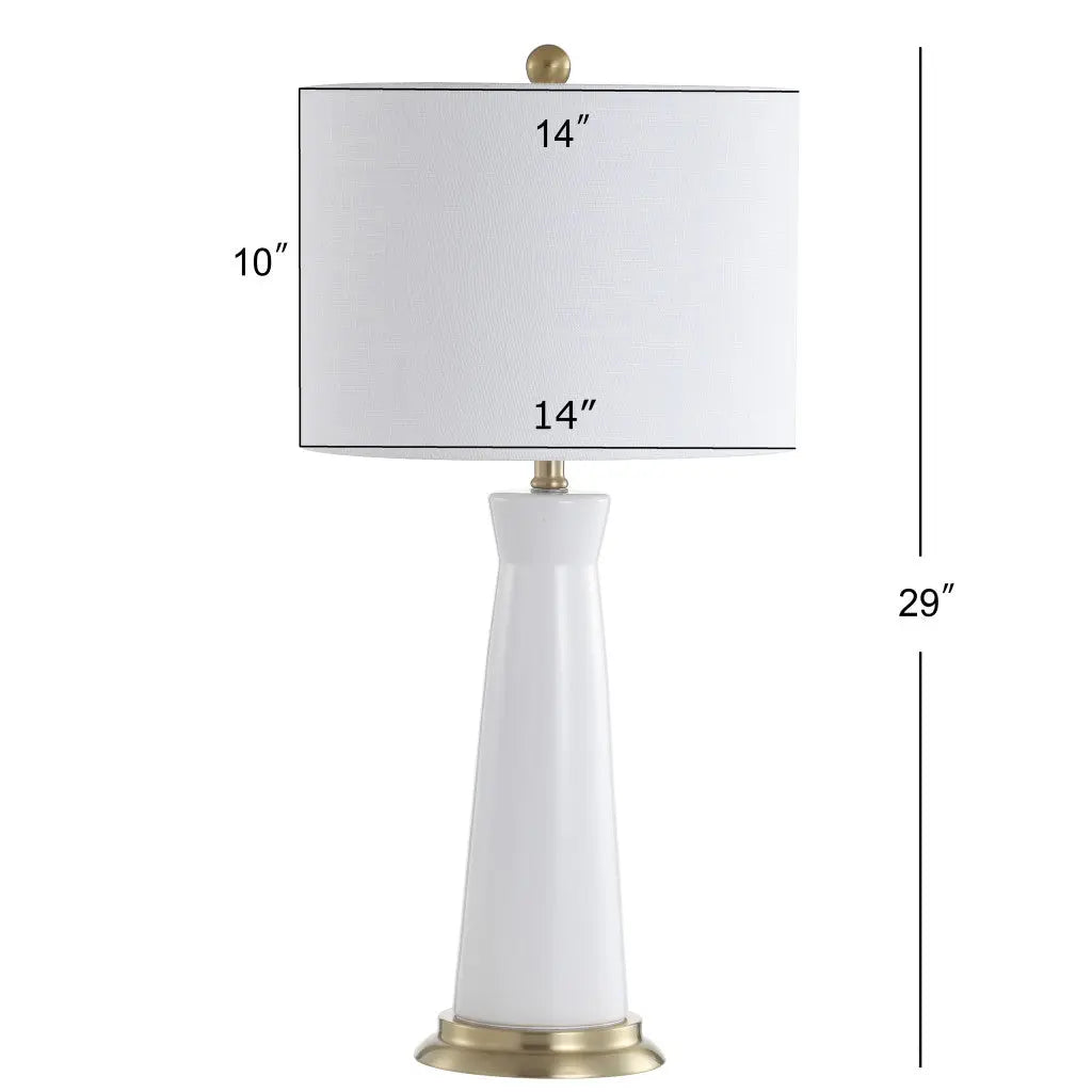 29" Gold Novelty Table Lamp With Globe Shade Homeroots Lighting