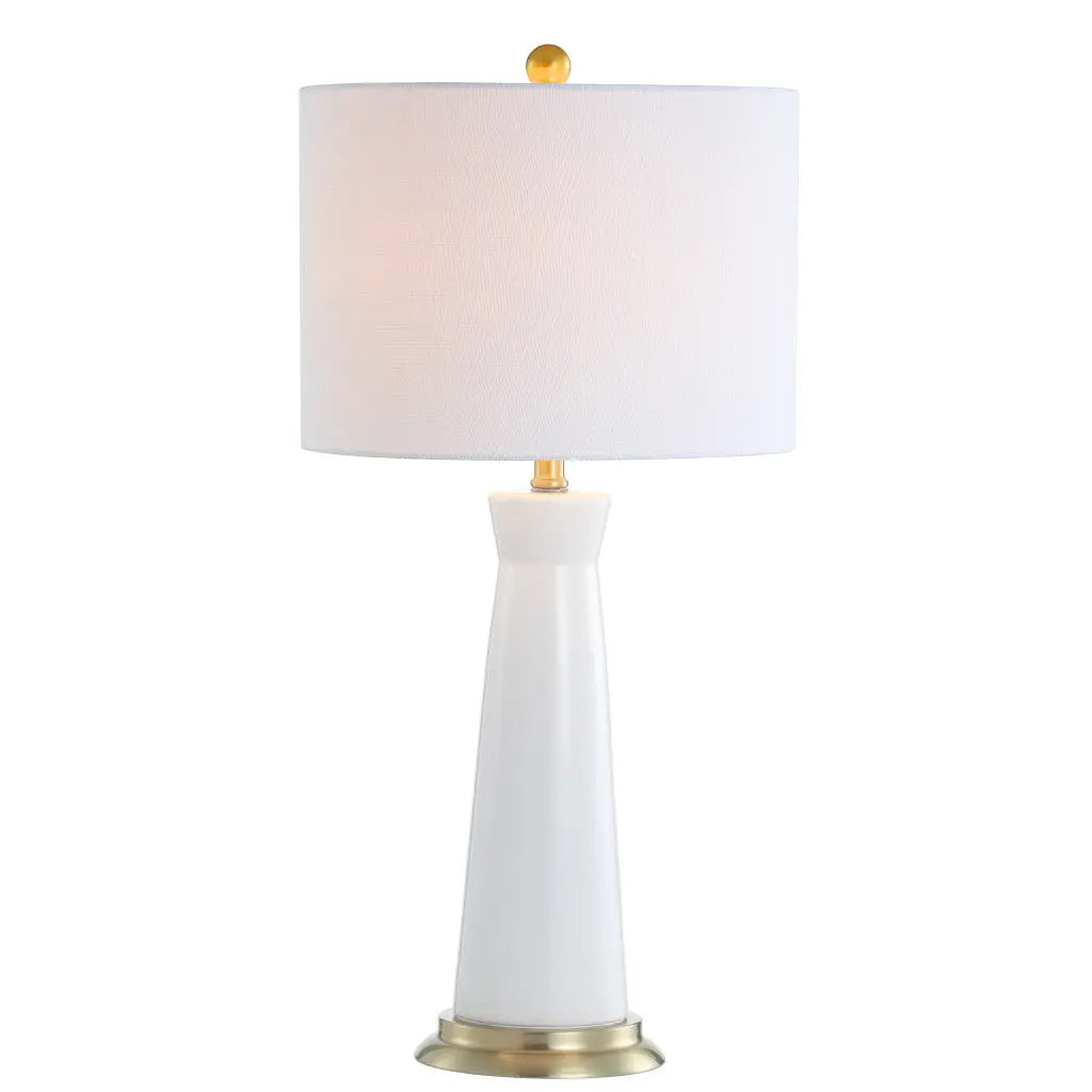 29" Gold Novelty Table Lamp With Globe Shade Homeroots Lighting