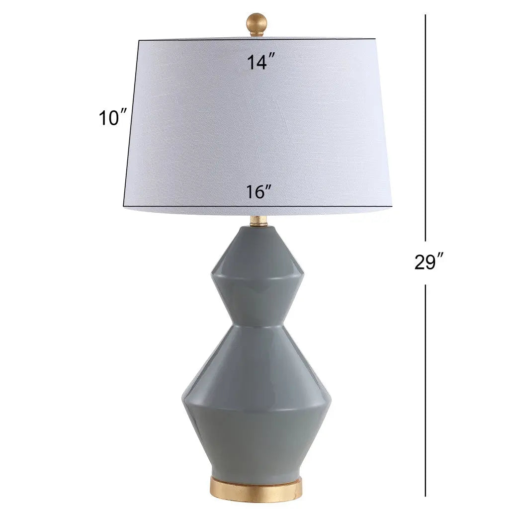 29" Gold Novelty Table Lamp With Globe Shade Homeroots Lighting