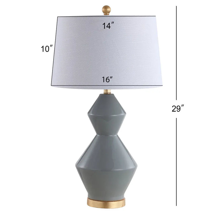 29" Gold Novelty Table Lamp With Globe Shade Homeroots Lighting
