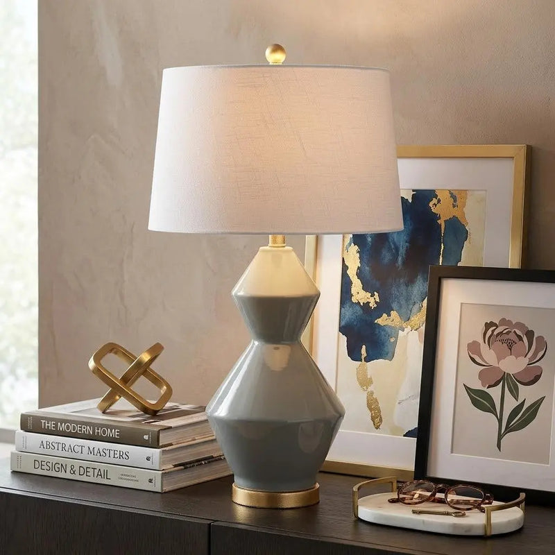 29" Gold Novelty Table Lamp With Globe Shade Homeroots Lighting