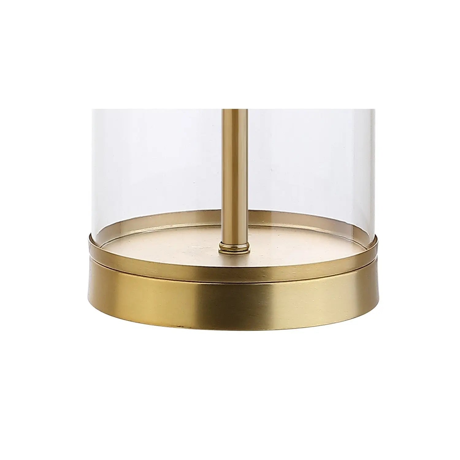 29" Gold Table Lamp With Drum Shade Homeroots Lighting