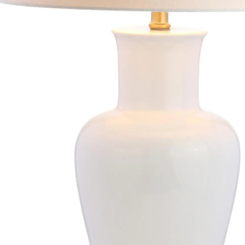 29" Gold Urn Table Lamp With Drum Shade Homeroots Lighting