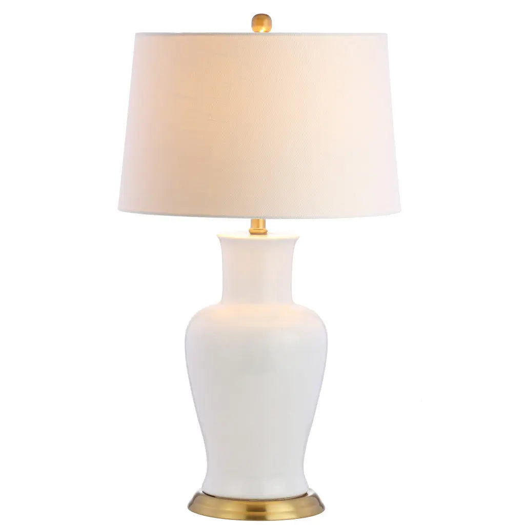 29" Gold Urn Table Lamp With Drum Shade Homeroots Lighting