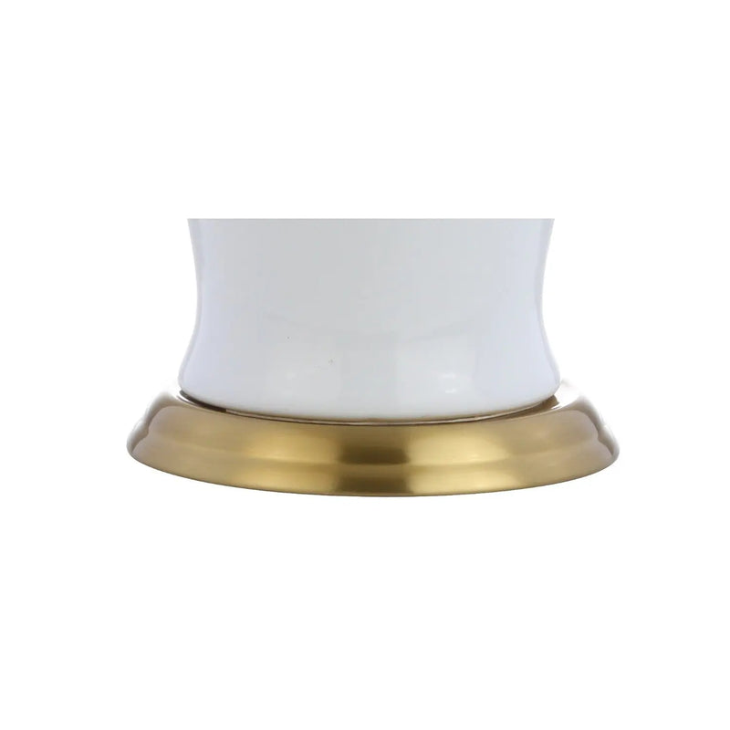 29" Gold Urn Table Lamp With Drum Shade Homeroots Lighting