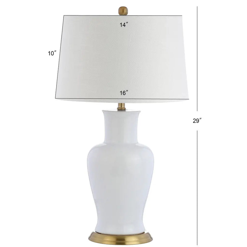 29" Gold Urn Table Lamp With Drum Shade Homeroots Lighting