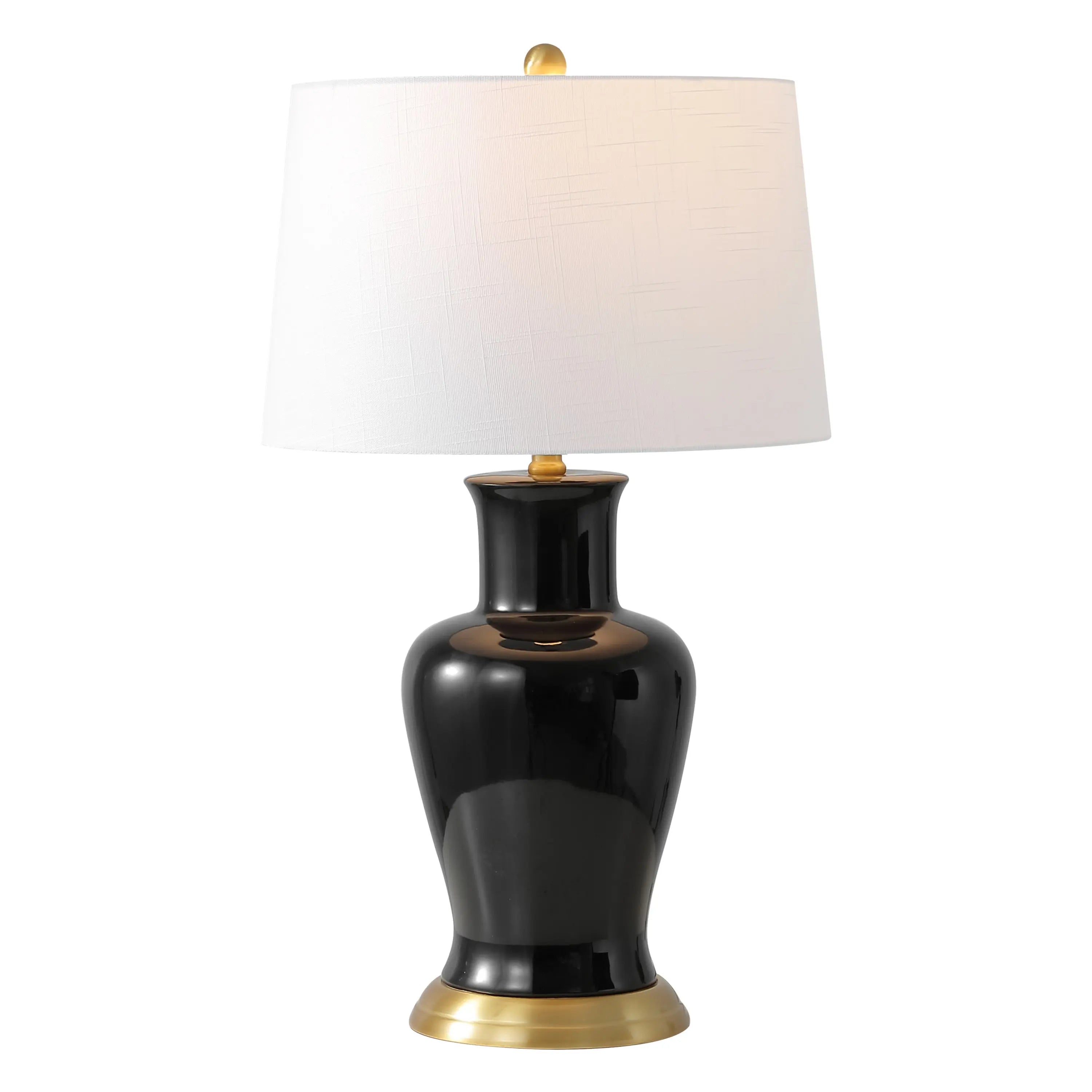 29" Gold Urn Table Lamp With Drum Shade Homeroots Lighting
