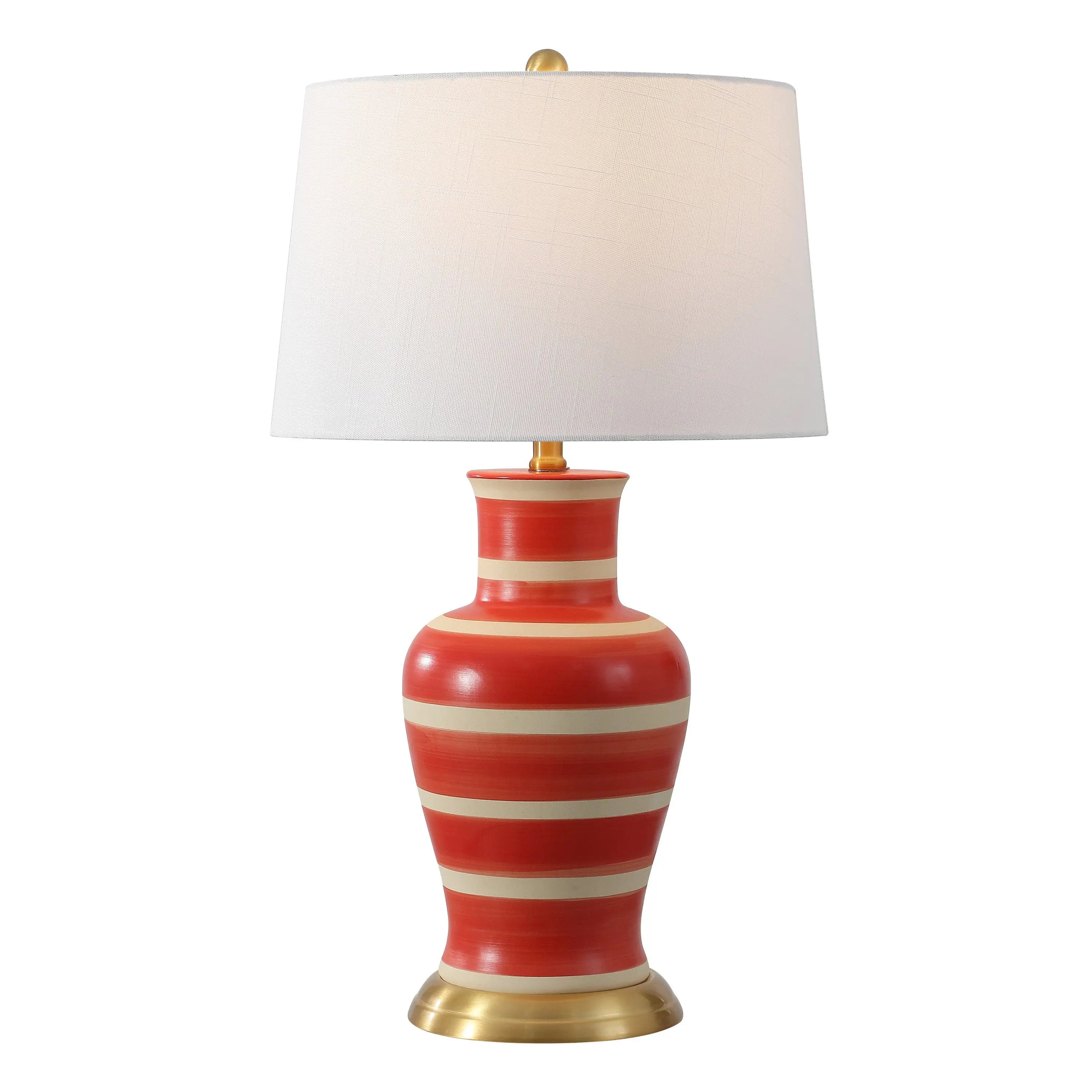29" Gold Urn Table Lamp With Drum Shade Homeroots Lighting