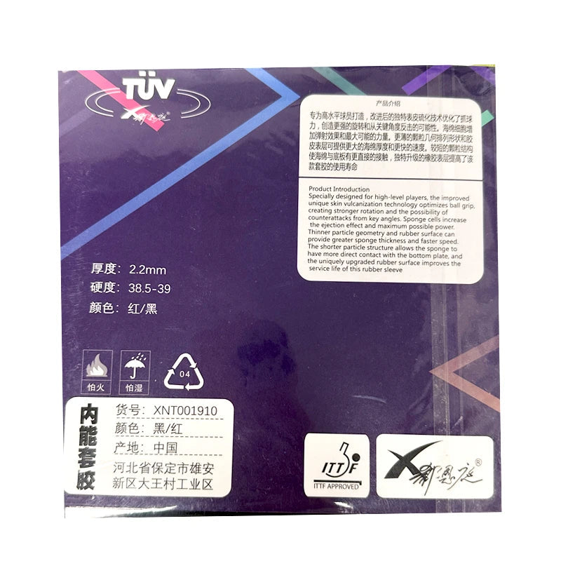 2PCS Table Tennis Rubber for Training Blue Sponge Ping Pong Ruuber Sticky Table Tennis Sponge ITTF Approved Super Lighting GreatEagleInc
