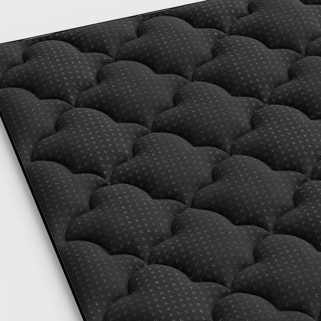 2" Black Cotton Extra-long Twin Mattress Topper - GreatEagleInc