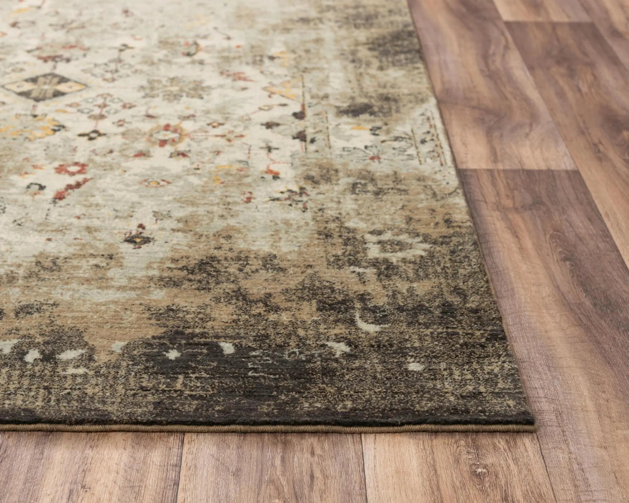 2' X 3' Beige Brown Apricot And Ivory New Zealand Lambs Wool Oriental Hand Carved Handmade Area Rug Homeroots Home Decor