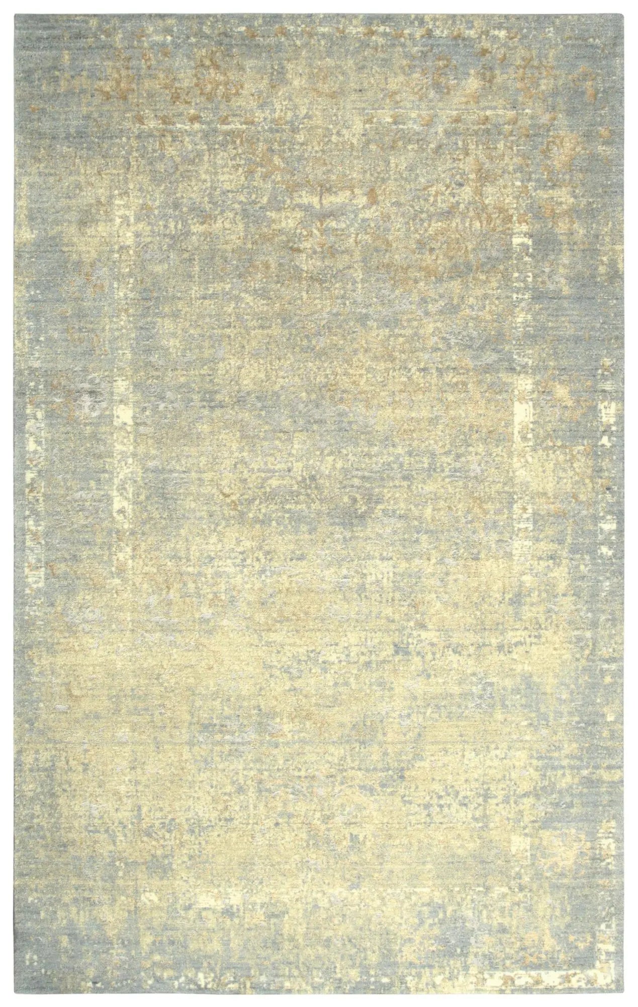 2' X 3' Beige Gray And Ivory New Zealand Lambs Wool Oriental Hand Carved Handmade Area Rug Homeroots Home Decor