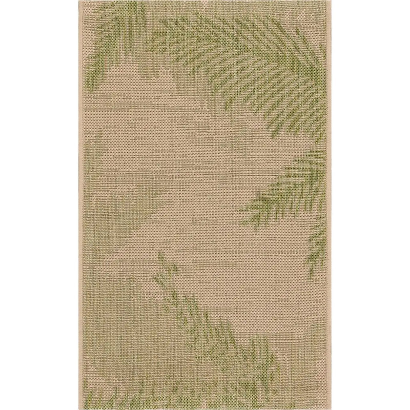 2' X 3' Beige Indoor Outdoor Area Rug GreatEagleInc