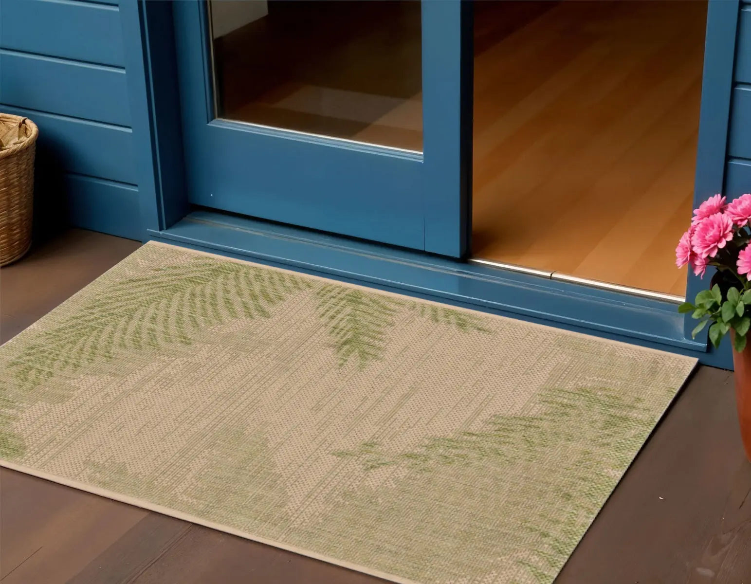 2' X 3' Beige Indoor Outdoor Area Rug GreatEagleInc