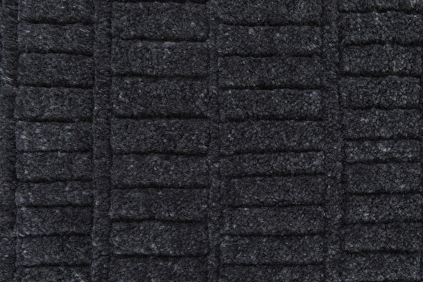 2' X 3' Black And Gray Wool Hand Knotted Area Rug Homeroots Home Decor