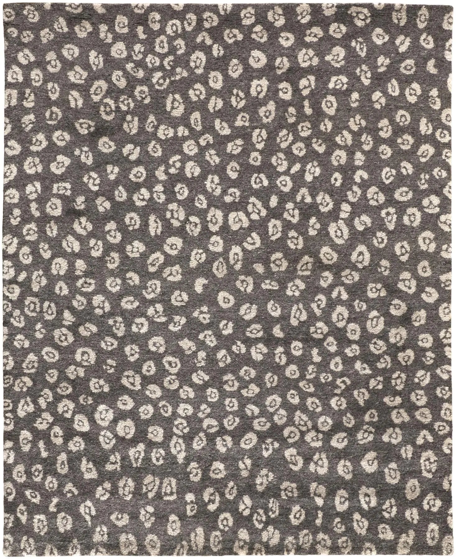 2' X 3' Brown And Tan Wool Animal Print Hand Knotted Area Rug Homeroots Home Decor