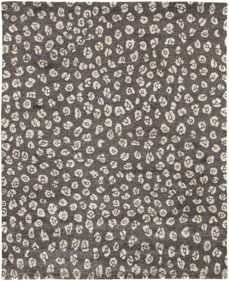 2' X 3' Brown And Tan Wool Animal Print Hand Knotted Area Rug Homeroots Home Decor