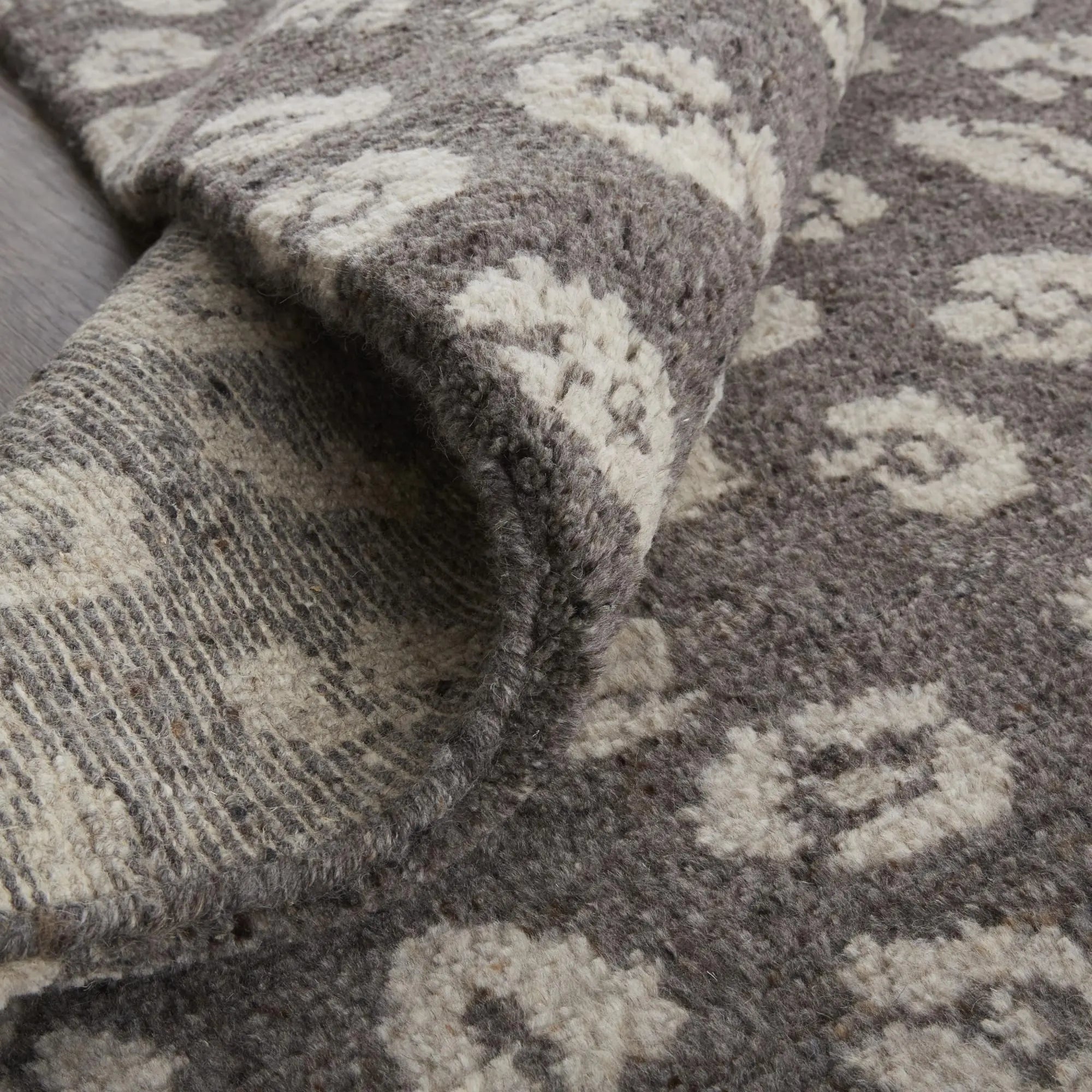 2' X 3' Brown And Tan Wool Animal Print Hand Knotted Area Rug Homeroots Home Decor