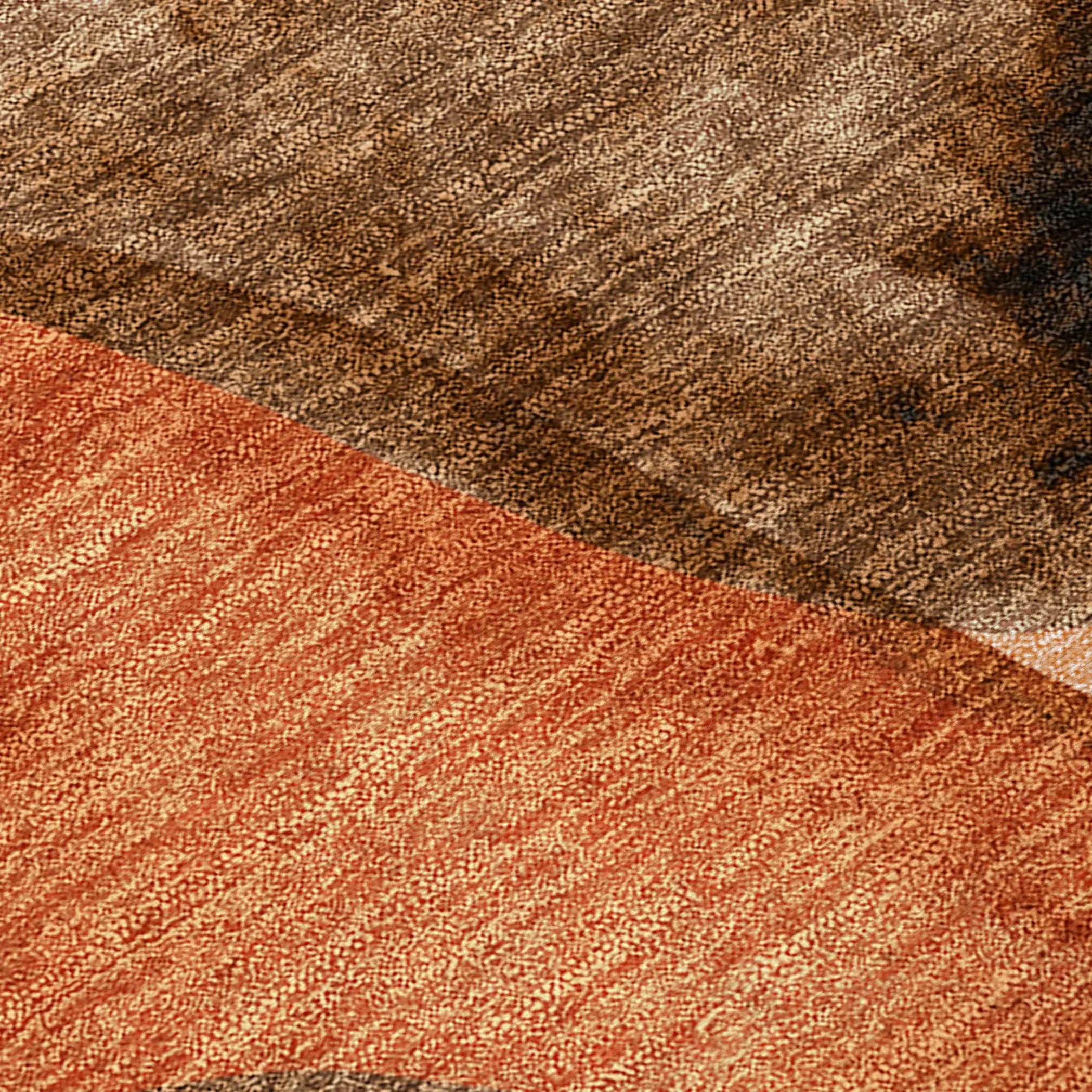 2' X 3' Chocolate Abstract Washable Non Skid Indoor Outdoor Area Rug - GreatEagleInc