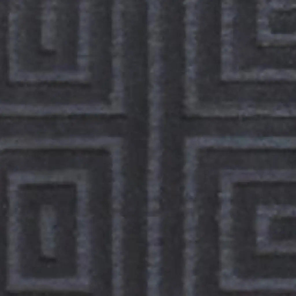 2' X 3' Gray And Black Wool Geometric Hand Knotted Area Rug Homeroots Home Decor