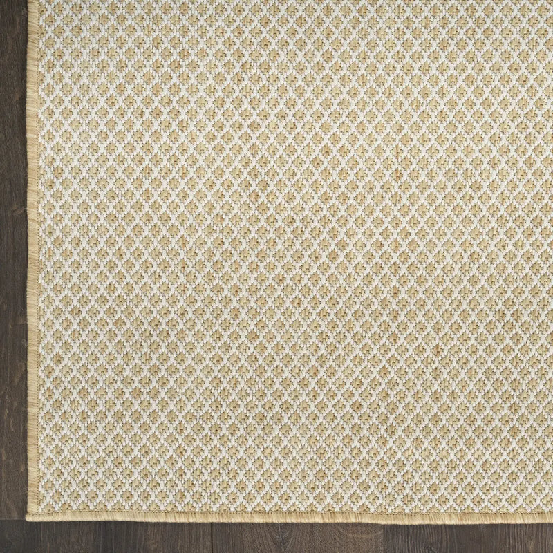 2' X 3' Natural And Tan Geometric Indoor Outdoor Area Rug Homeroots Outdoor
