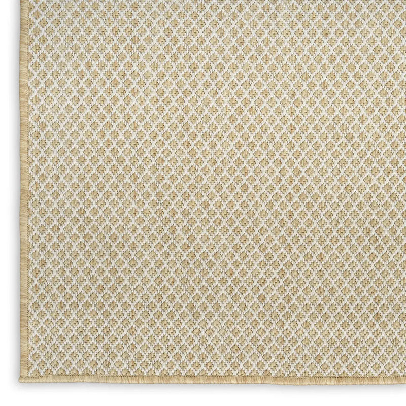 2' X 3' Natural And Tan Geometric Indoor Outdoor Area Rug Homeroots Outdoor