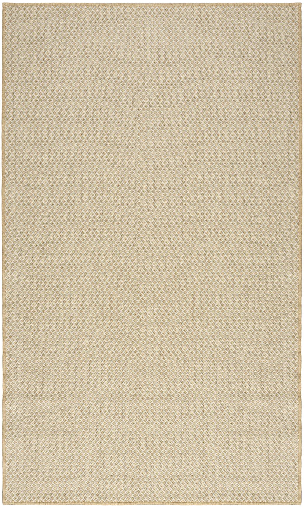 2' X 3' Natural And Tan Geometric Indoor Outdoor Area Rug Homeroots Outdoor