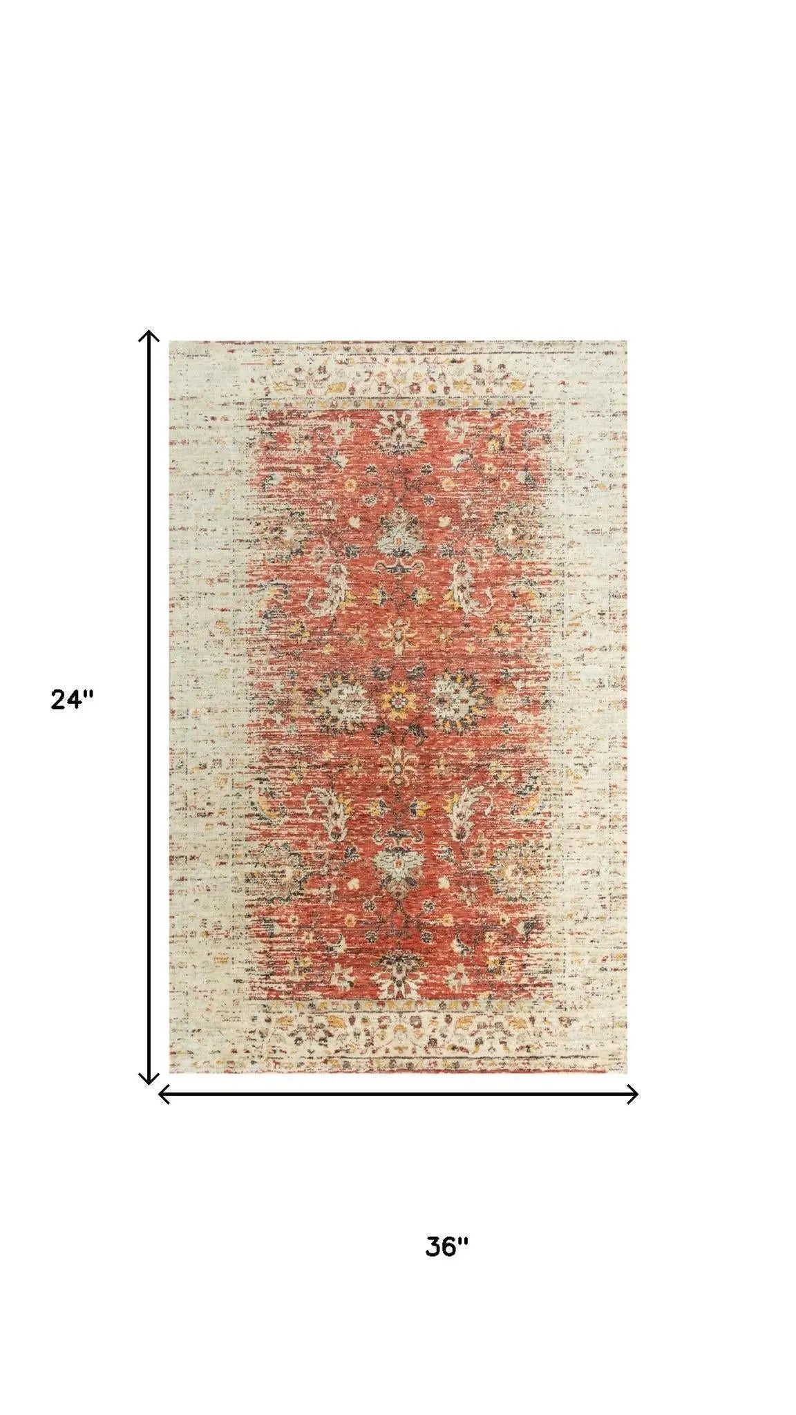 2' X 3' Red Beige Rust And Gold New Zealand Lambs Wool Oriental Hand Carved Handmade Area Rug Homeroots Home Decor