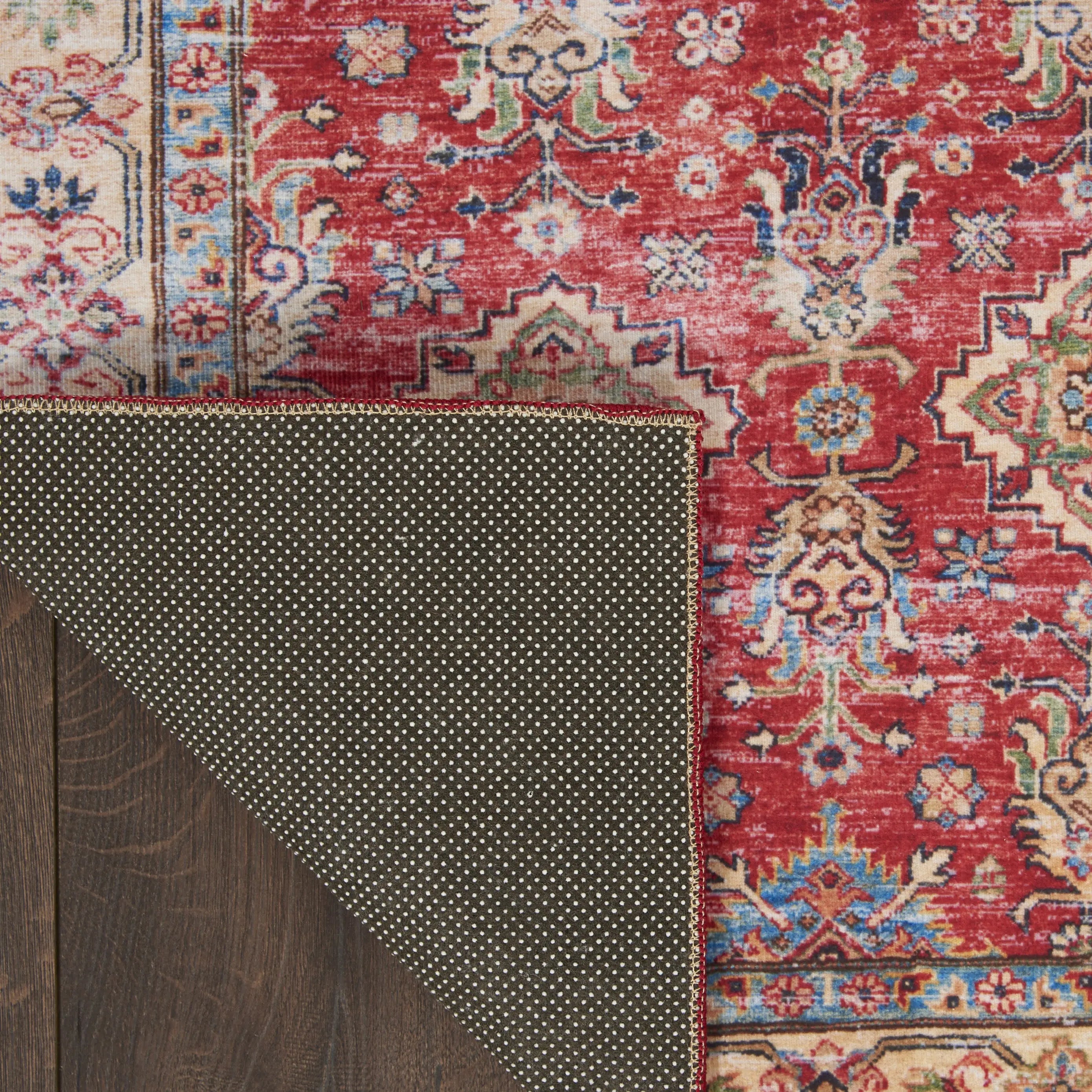 2' X 3' Red Oriental Distressed Area Rug GreatEagleInc