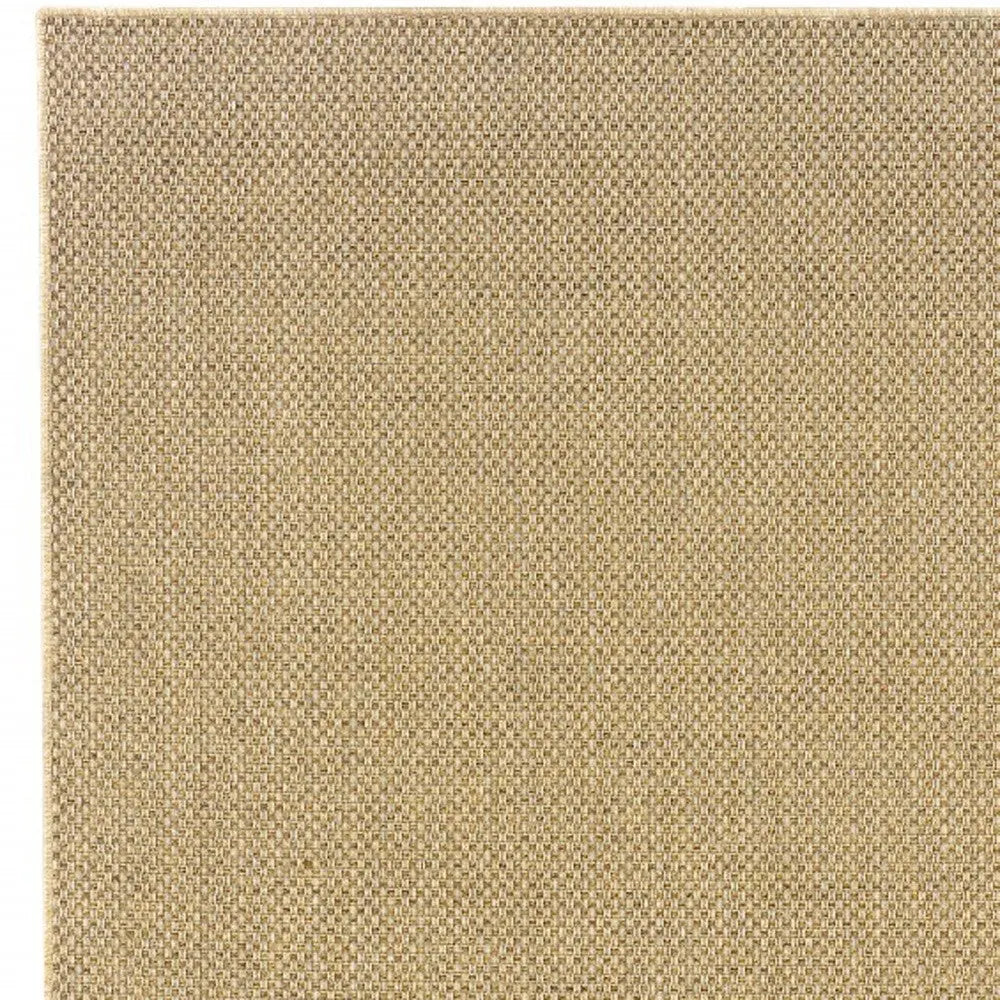 2' X 4' Beige Chevron Indoor Outdoor Area Rug Homeroots Outdoor