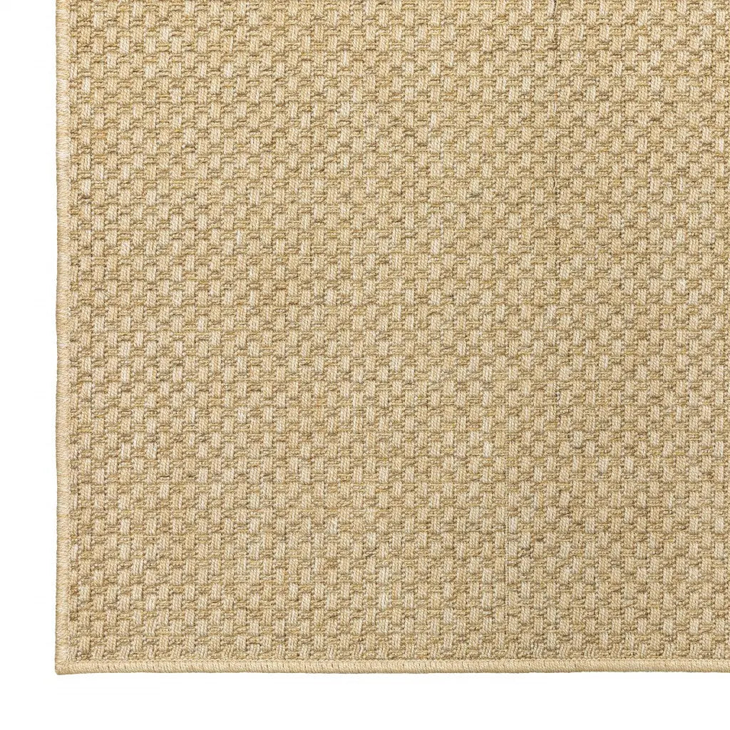 2' X 4' Beige Indoor Outdoor Area Rug Homeroots Outdoor