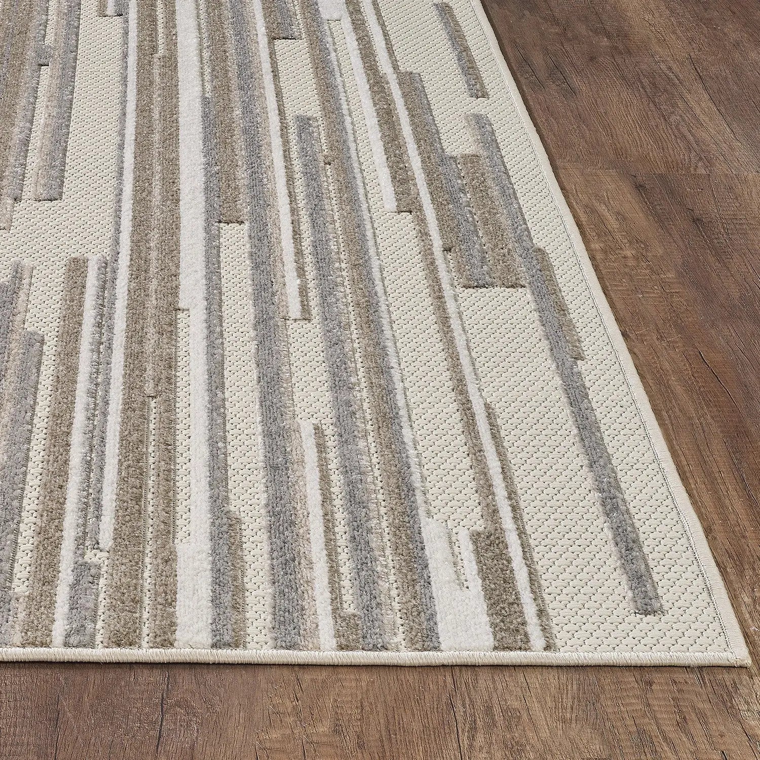 2' X 4' Gray Abstract Stain Resistant Indoor Outdoor Area Rug Homeroots Outdoor