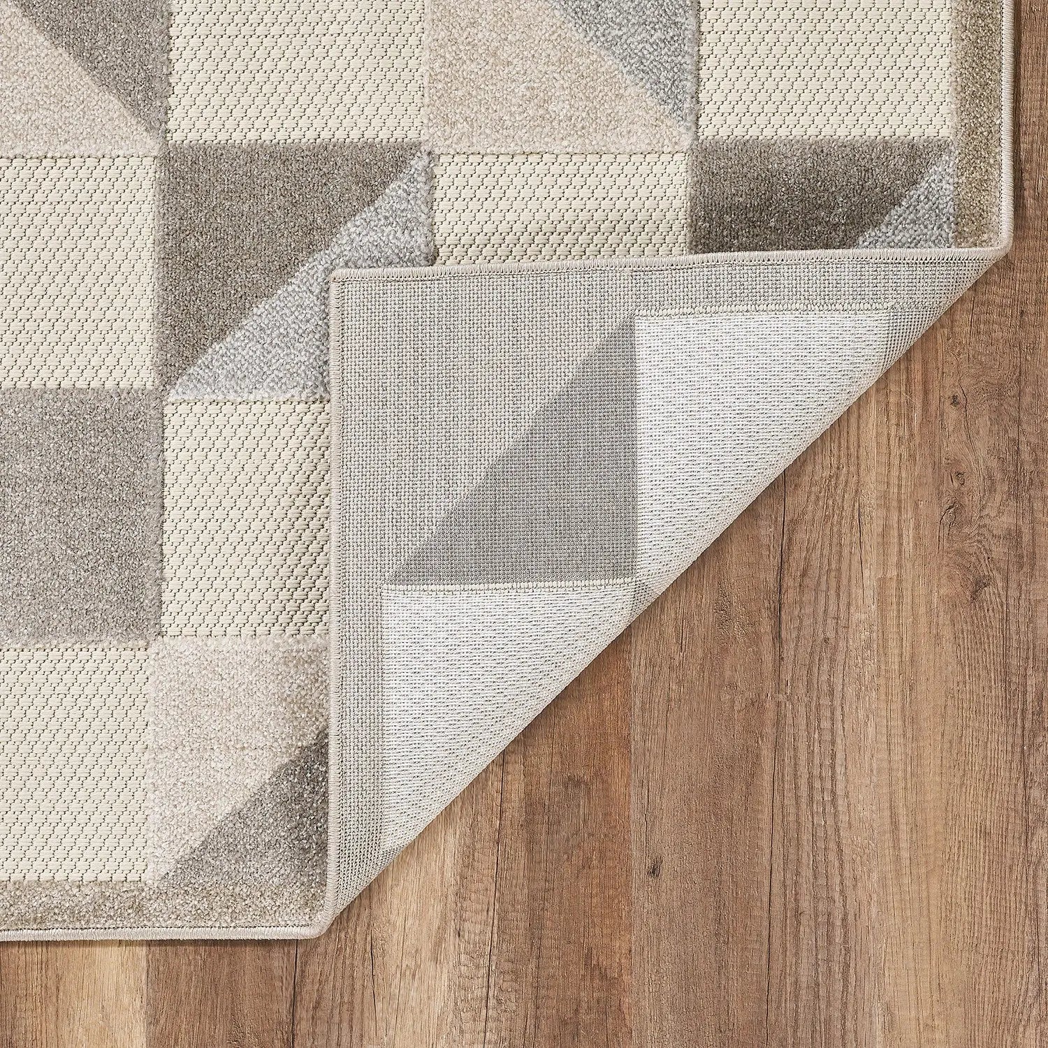 2' X 4' Gray Geometric Stain Resistant Indoor Outdoor Area Rug Homeroots Outdoor